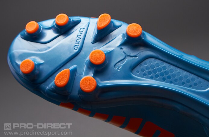 Botas de futbol Tacos Terreno Firme Puma evoSPEED 3.2 FG Azul Peach Pro Direct Soccer