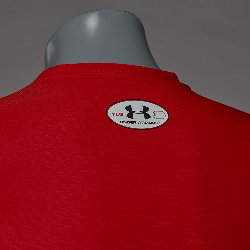 Under Armour HeatGear Junior Short Sleeve Full Tee Red