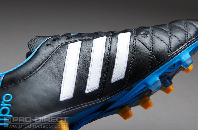 Arashigaoka tono Jarra Botas de futbol adidas- adidas 11pro FG - terrenos firmes-Negro-Blanco-Azul  | Pro:Direct Soccer