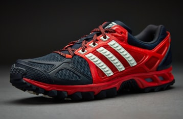 TR 6 Mens Running Shoes - Night Grey/White/Solar Red Pro:Direct Running