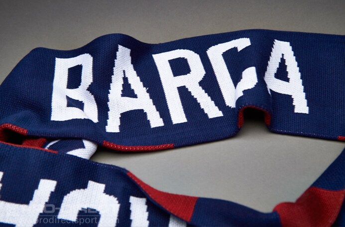 Sciarpa Ufficiale FC Barcellona - 140x20 Cm, Blu, Taglia Unica Per Tifosi - Foto 4