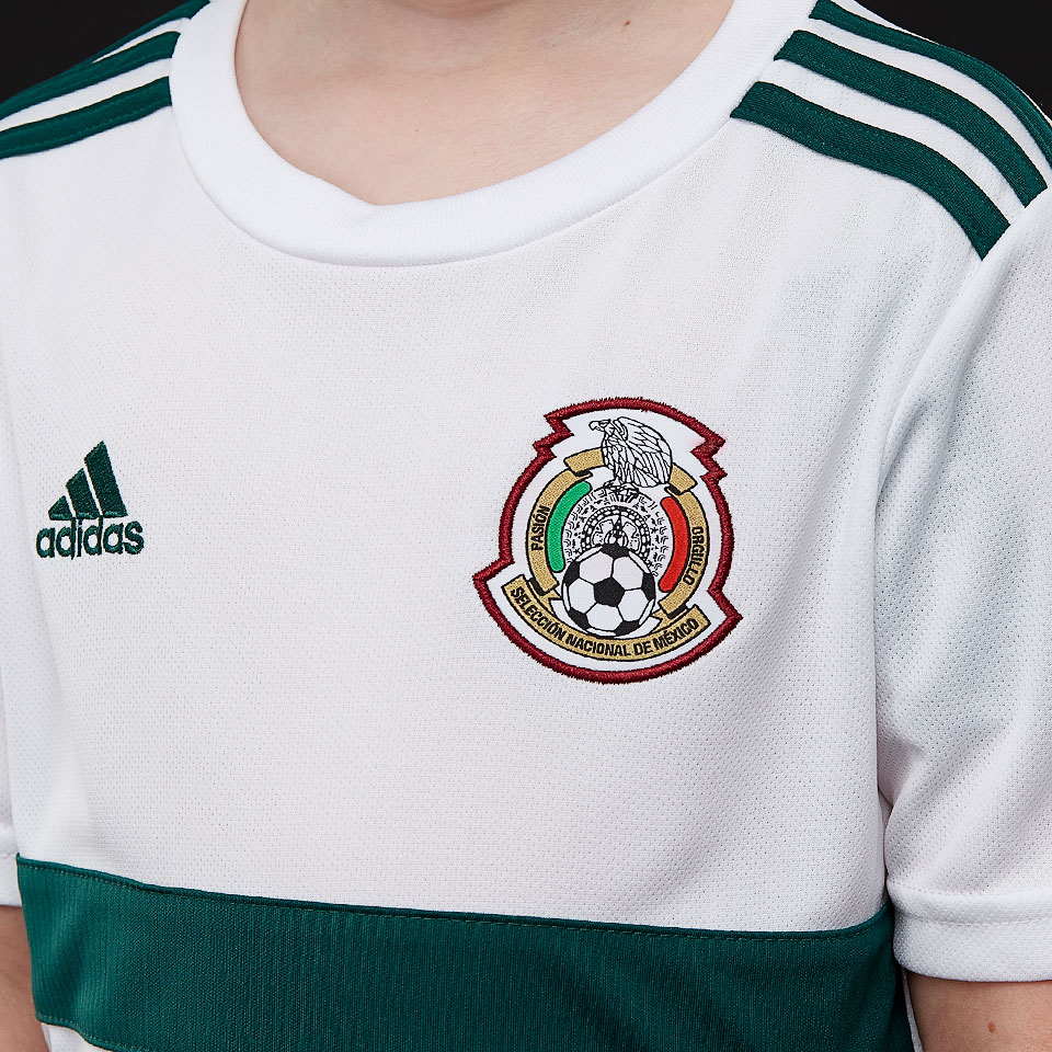 MEN ADIDAS MEXICO AWAY JERSEY WHITE COLLEGIATE GREEN