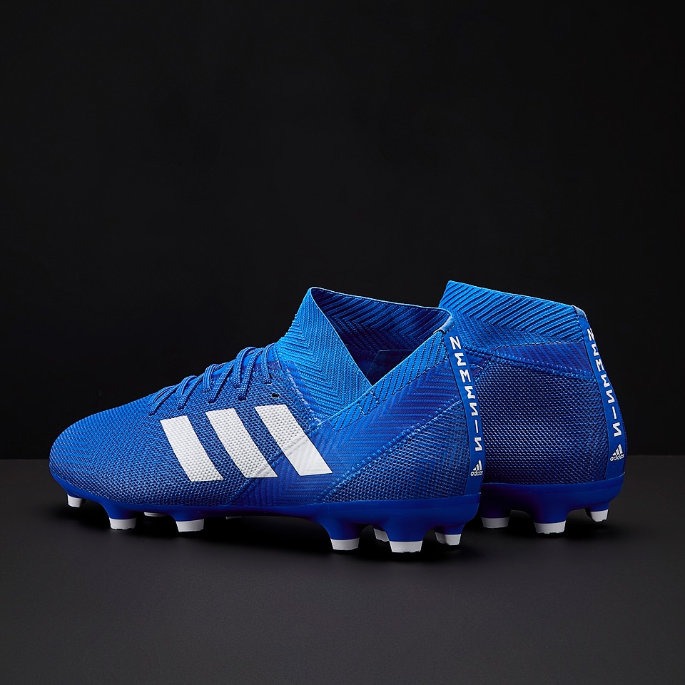 de fútbol adidas Nemeziz 18.3 FG - Azul/Blanco/Azul - DB2109 | Pro:Direct Soccer