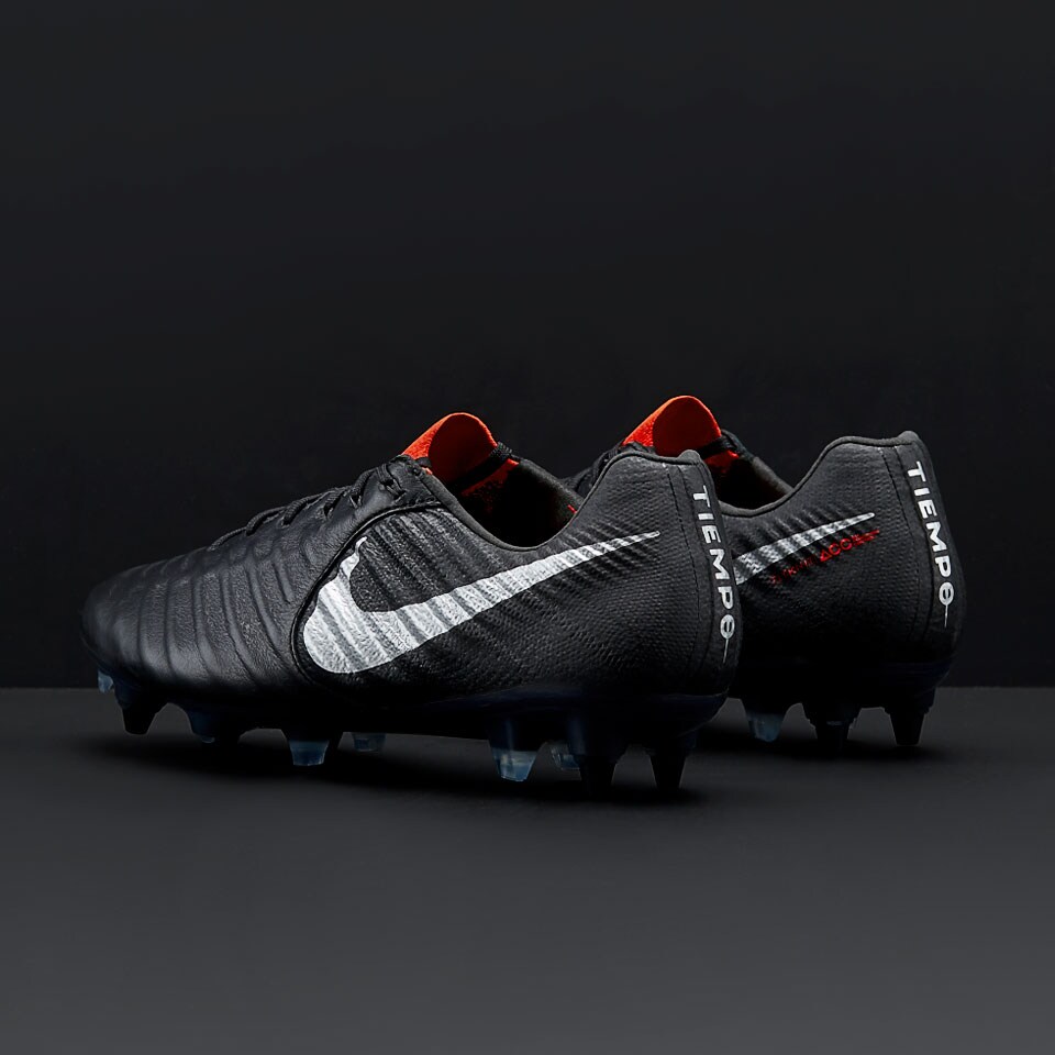 NIKE Tiempo Legend Ⅶ Elite SG-PRO AC Nike Tiempo Legend X Elite SG-Pro Anti-Clog - Black/Chrome