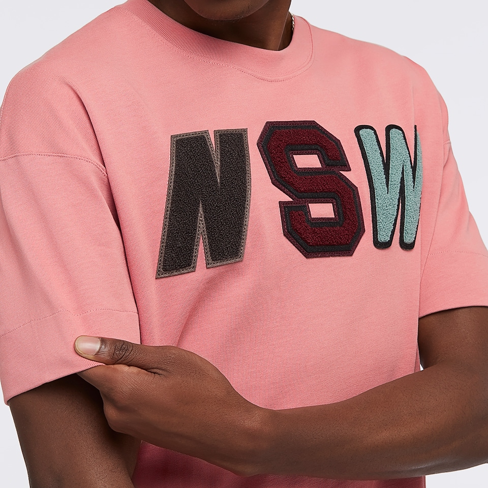 rust pink nike shirt