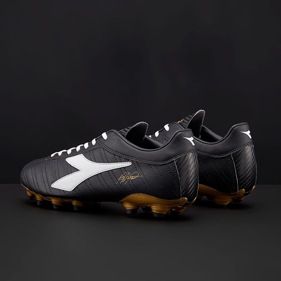 Scarpe Uomo - Diadora Baggio 03 R MG14 - Nero/Bianco/Oro