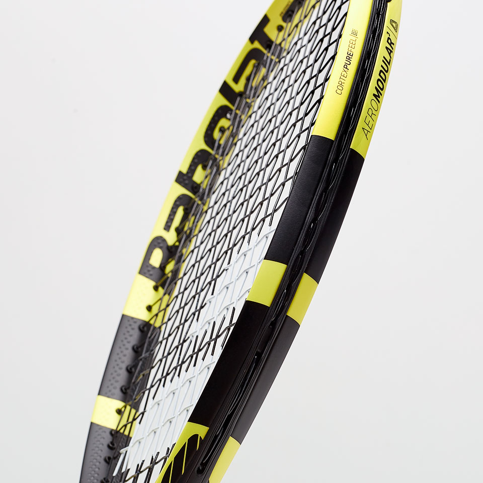 Babolat Pure Aero JR26 ブラック/イエロー バボラ BabolaT テニス