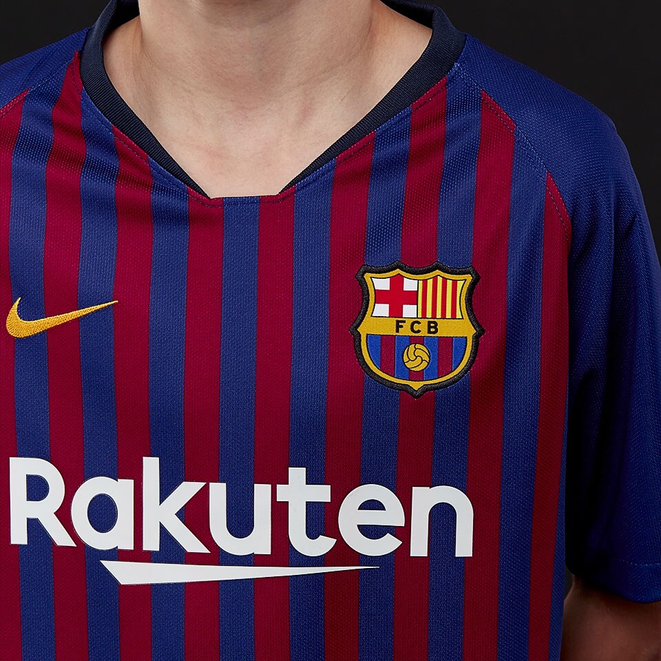  Nike Youth FC Barcelona Home Stadium Jersey 2018 (XYL