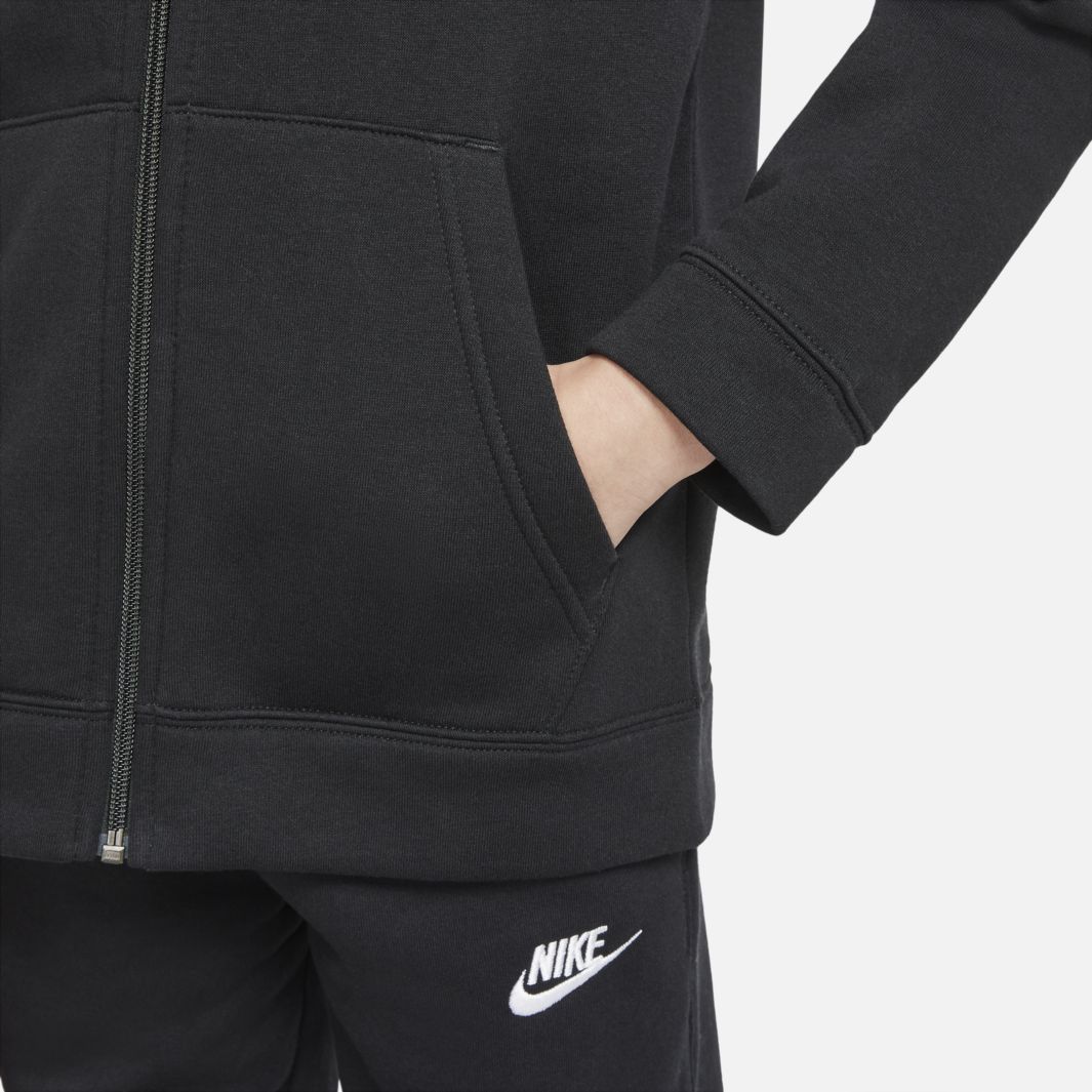 Nike Sportswear Older Kids Tracksuit (8-15 Yrs) - Black/Black/Black ...