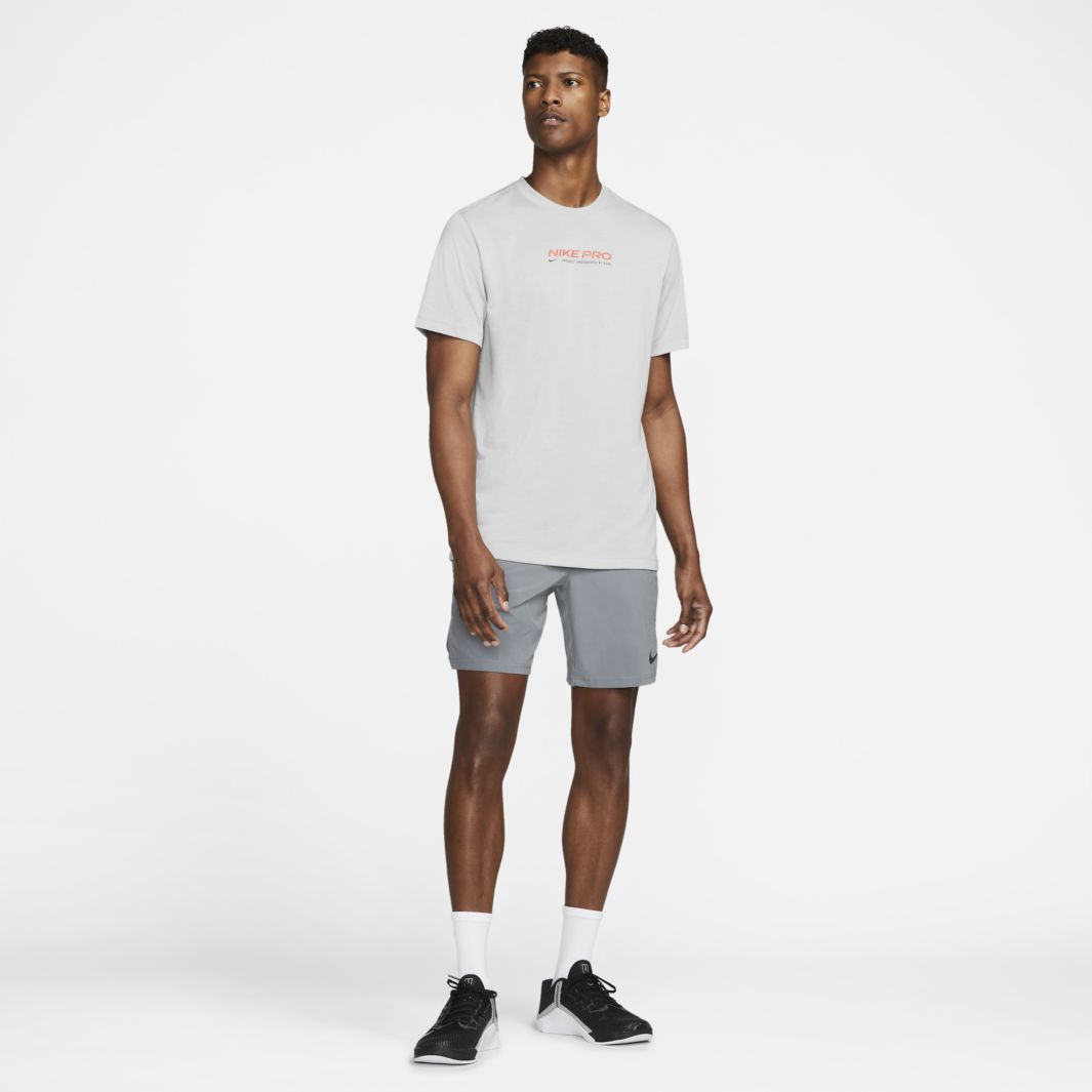 Nike Pro Dri-FIT Flex Vent Max 8inch Short Smoke Grey/Black