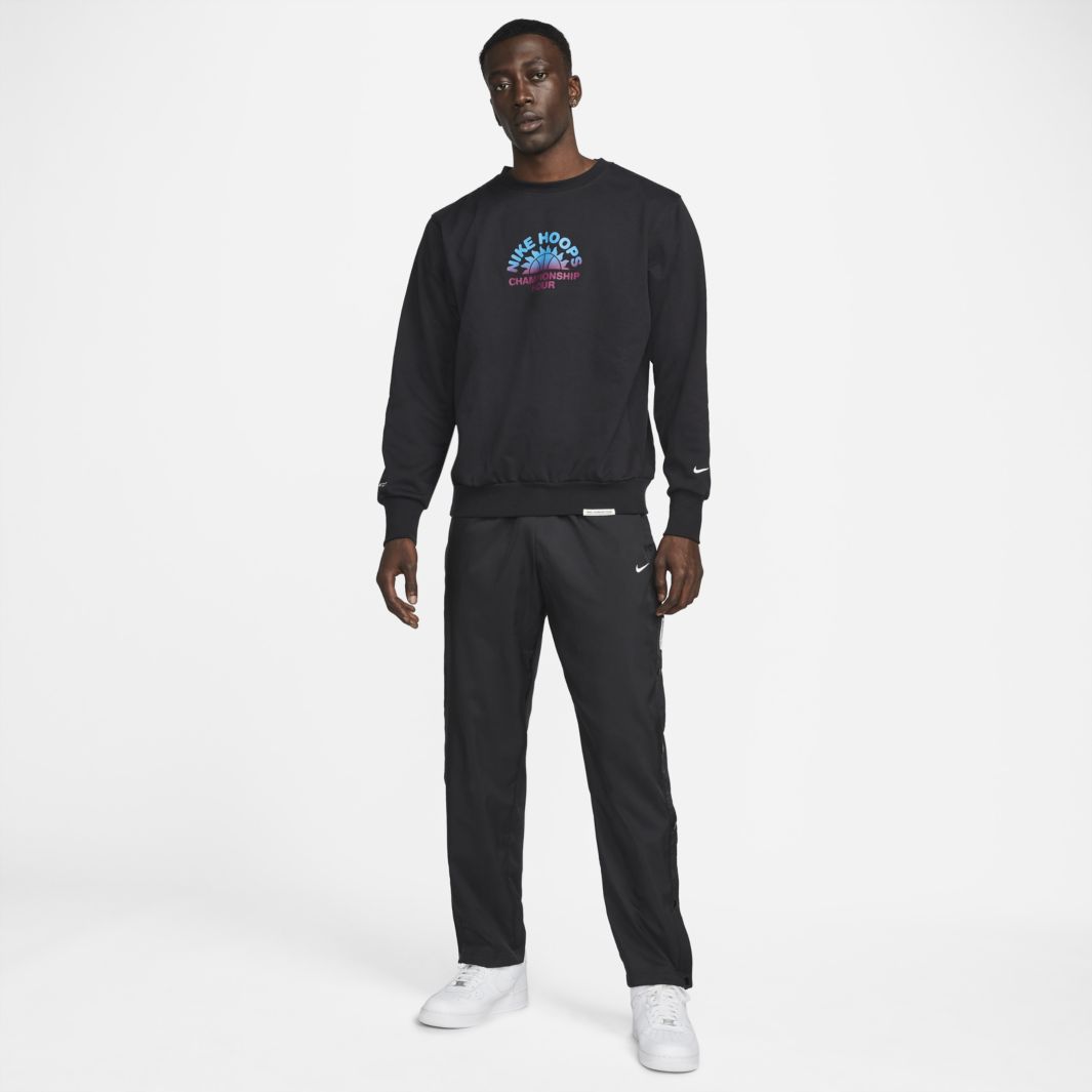 Nike Standard Issue Basketball Crew Sweatshirt Black/Pale Ivory