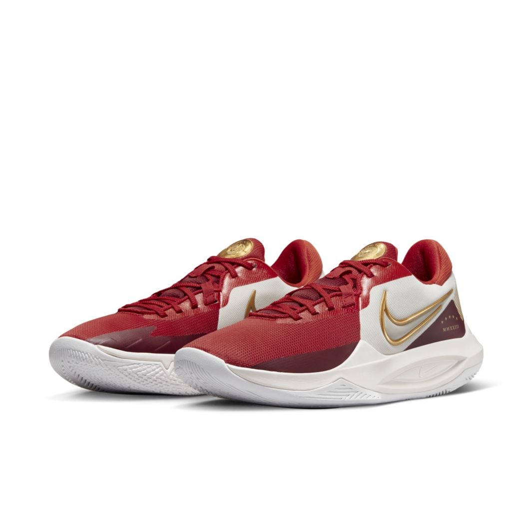 Nike Precision 6 - Phantom/Metallic Gold/Team Red - Mens Shoes | Pro ...