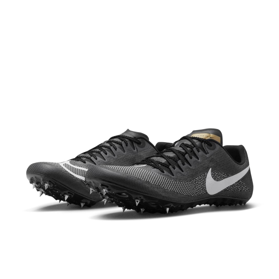 Nike Ja Fly 4 Sprinting Spikes - Black/White-Metallic Gold - Mens Shoes ...