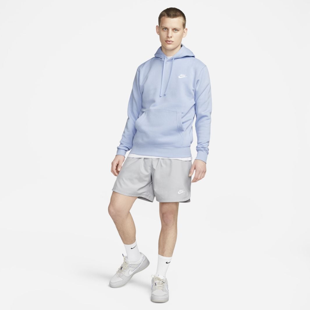 Nike Sportswear Club Hoodie - Cobalt Bliss/White - Tops - Mens Clothing