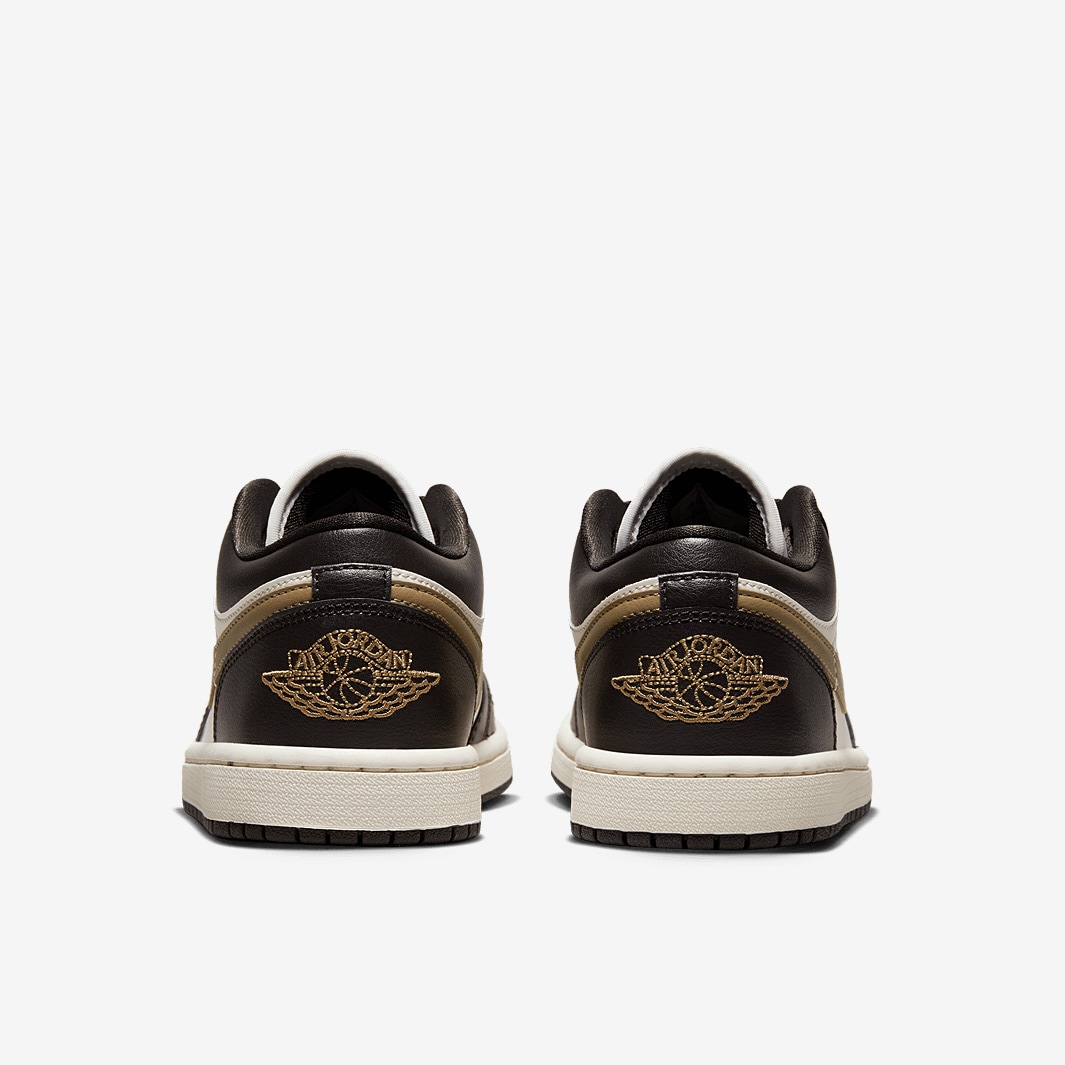 Womens Air Jordan 1 Low - Shadow Brown/Brown Kelp/Sail - Womens