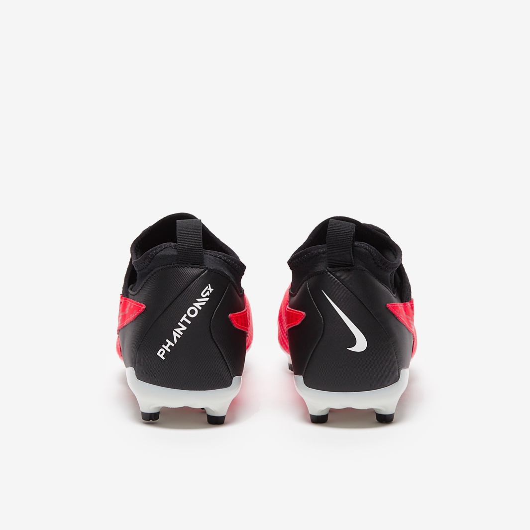 Nike Kids Phantom GX Academy DF FG/MG - Bright Crimson/Black