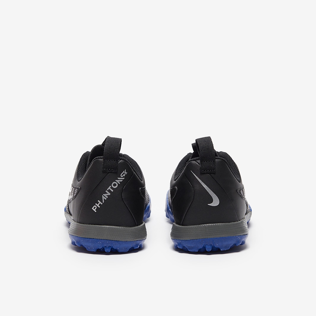 Nike Kids Phantom GX Academy TF - Black/Chrome/Hyper Royal