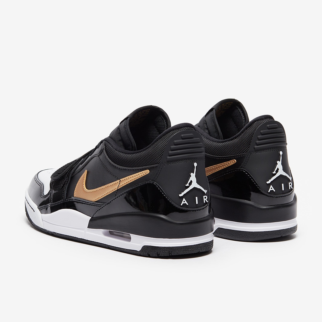 Air jordan legacy 312 black sales and gold