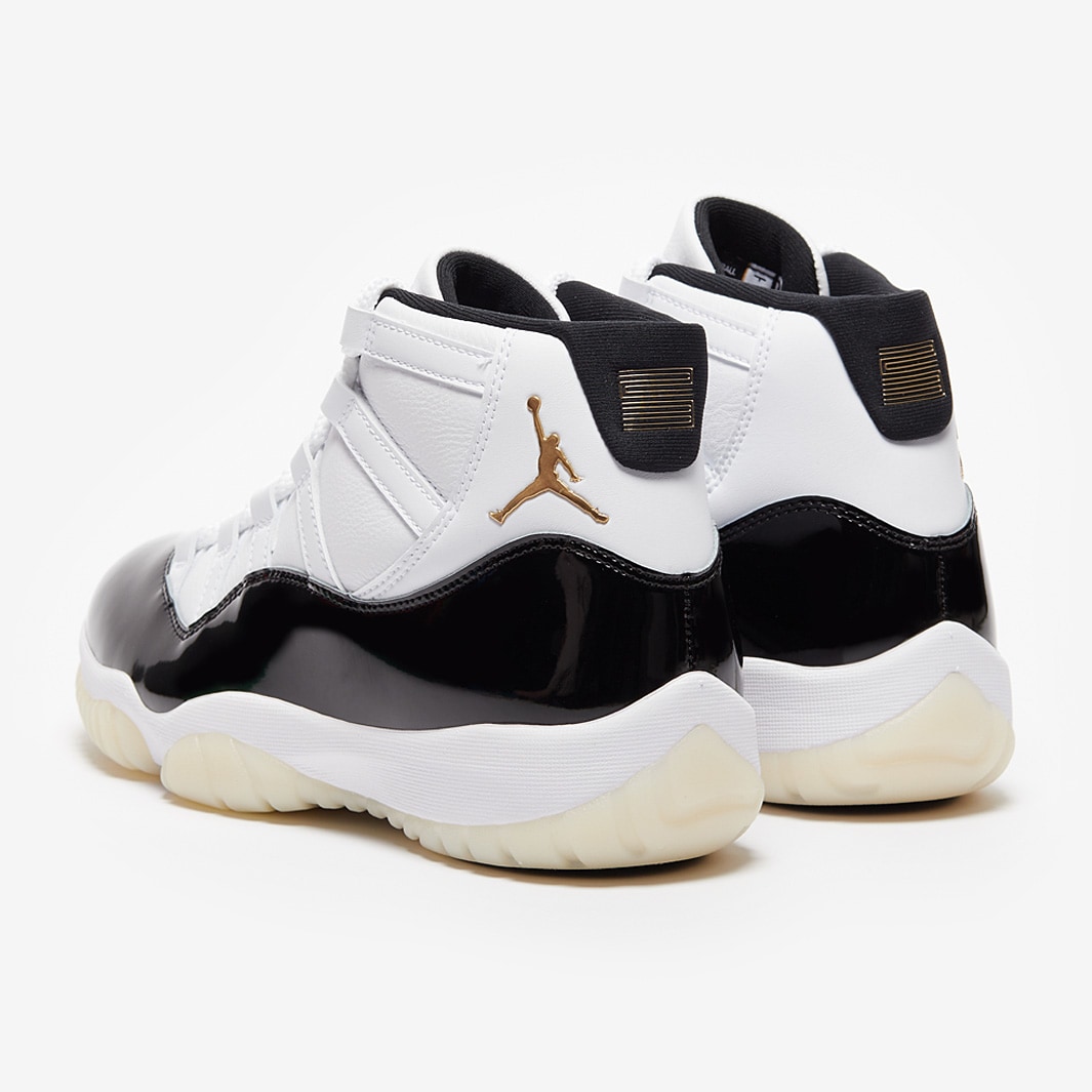 Air jordan 11 black hot sale gold