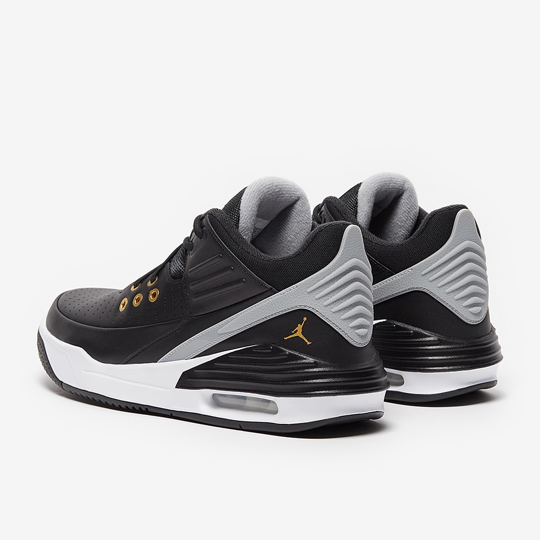 Jordan Max Aura Black/Metallic Gold/White/Wolf Grey Mens