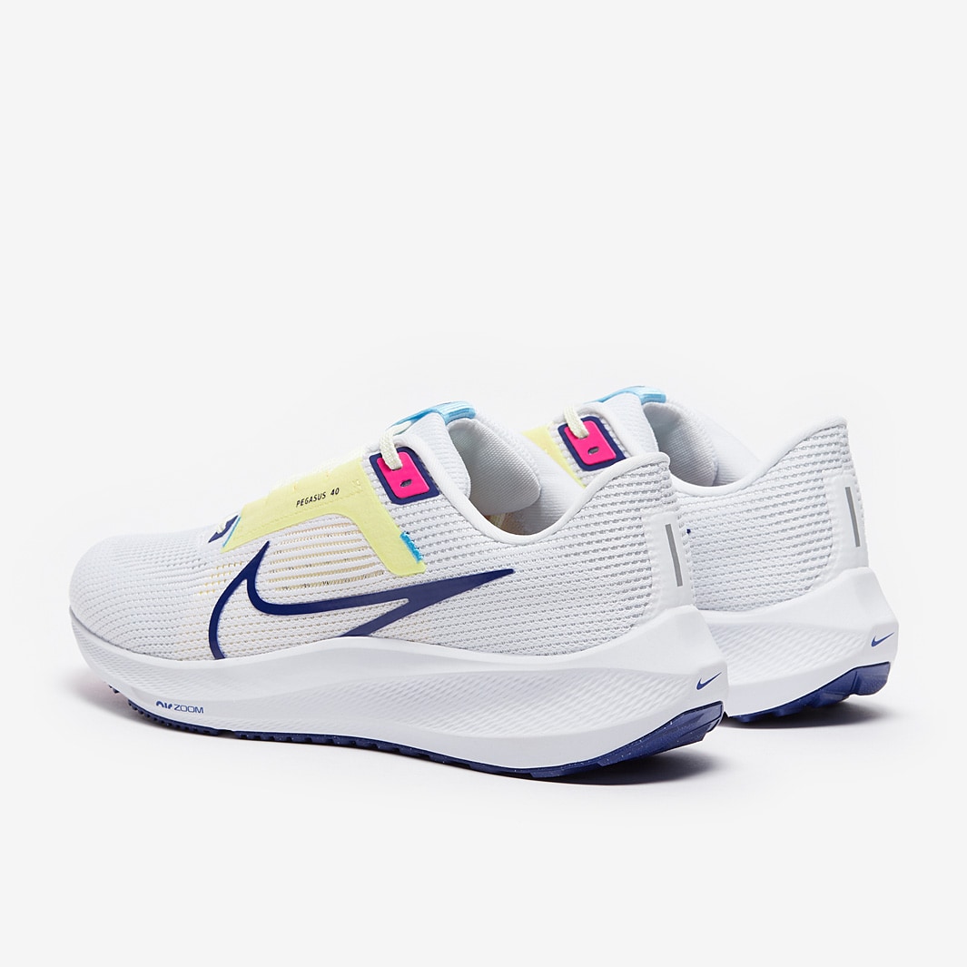 Nike air zoom outlet pegasus white blue