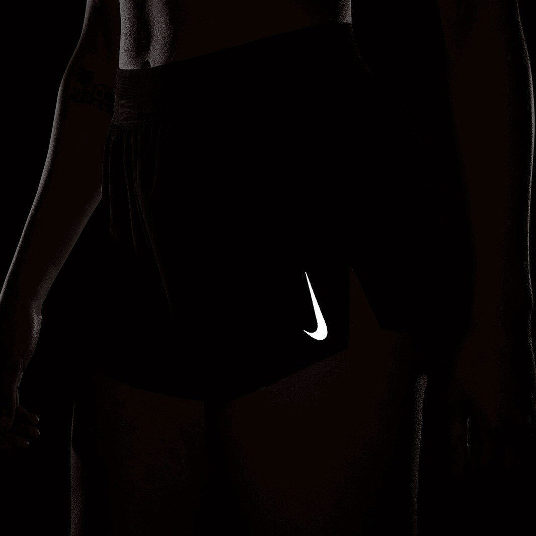 Nike Womens Dri-FIT Aeroswift ADV 3 Inch Shorts - Black/White