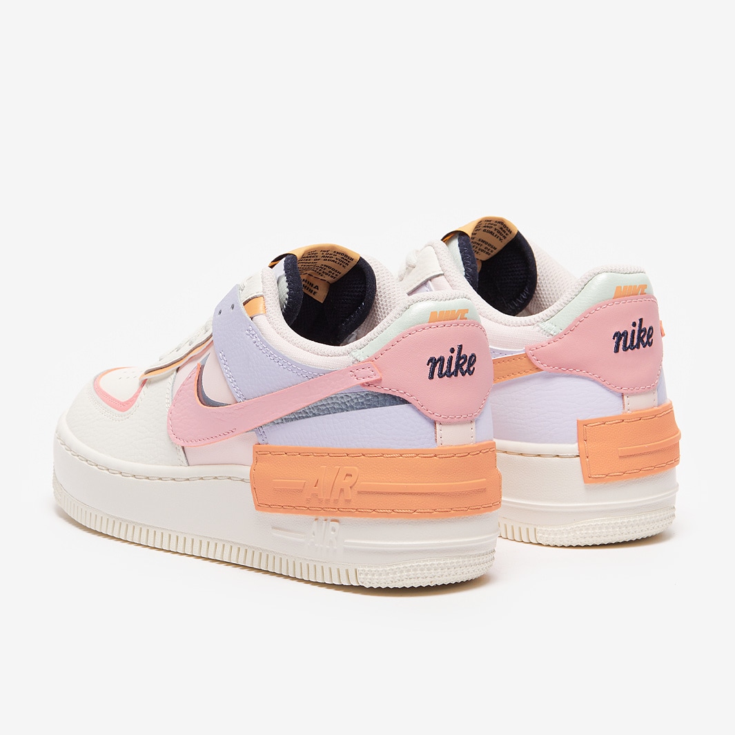 Nike air force 1 pink orange on sale