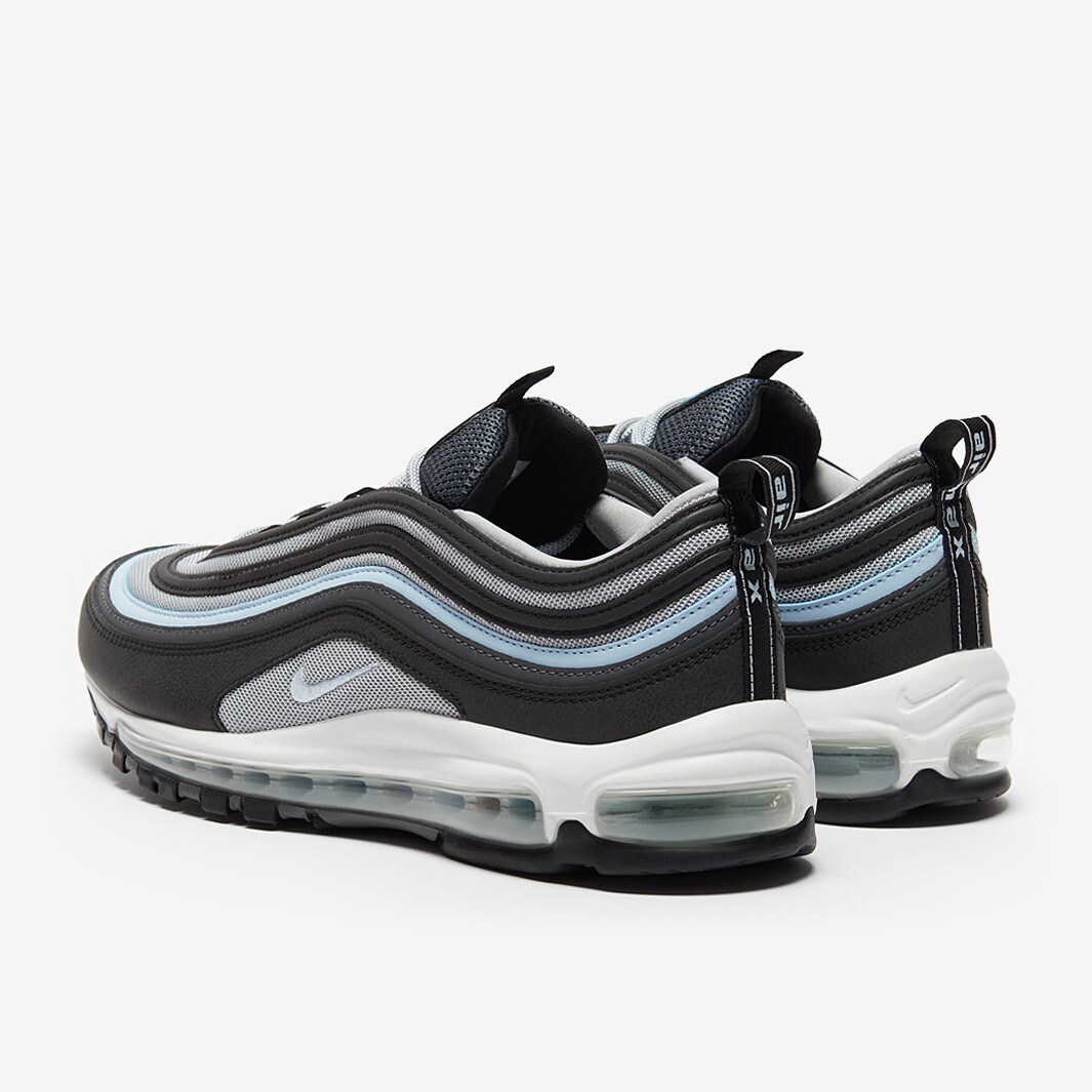 Nike Sportswear Air Max 97 Black Blue Tint Iron Grey Summit White Trainers Mens Shoes