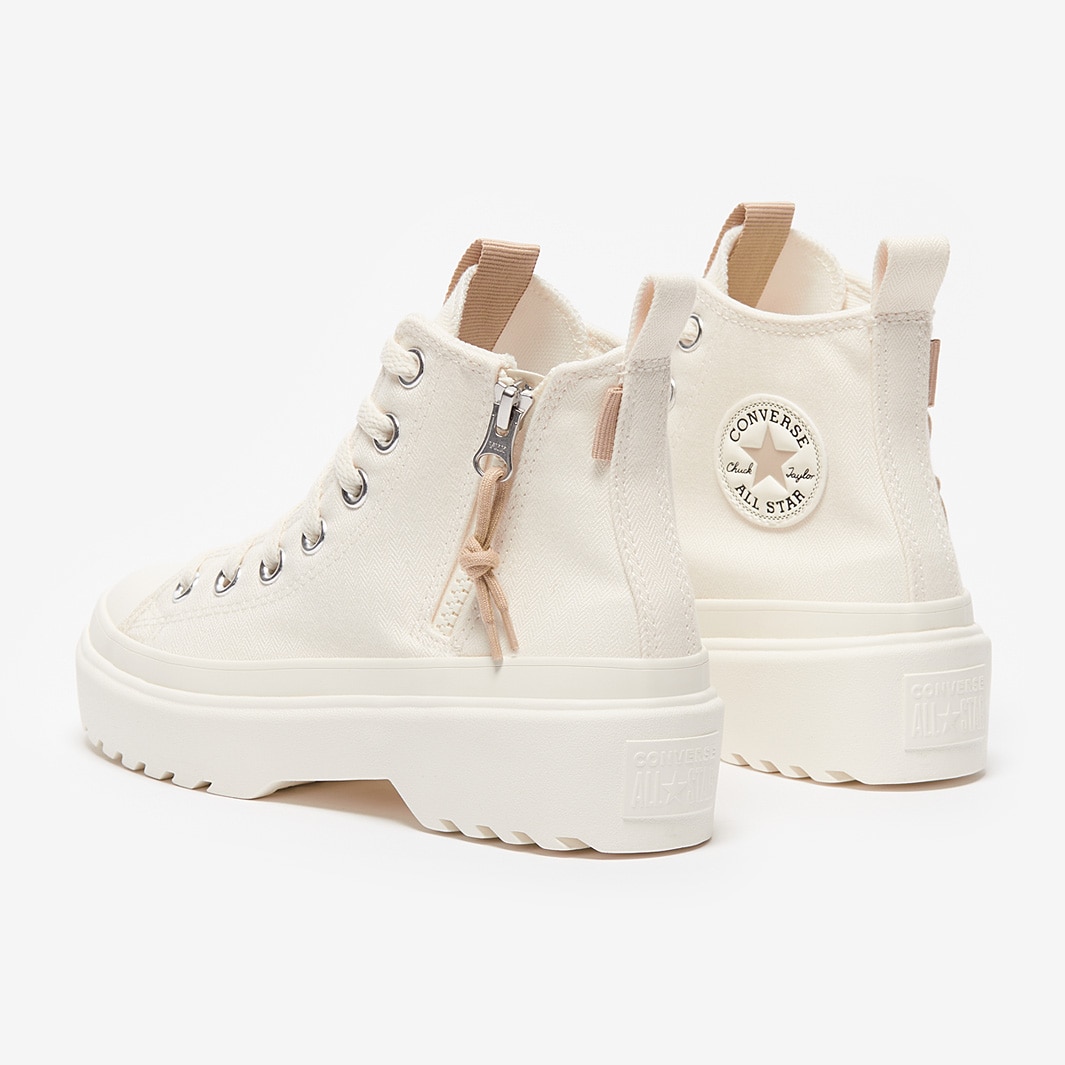 Star Lugged All White Chunky Converse Converse Younger Kids Chuck - Main Image