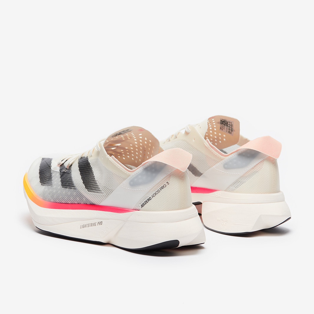 adidas adizero adios Pro 3 - Ivory/Core Black/Crystal Sand - Mens