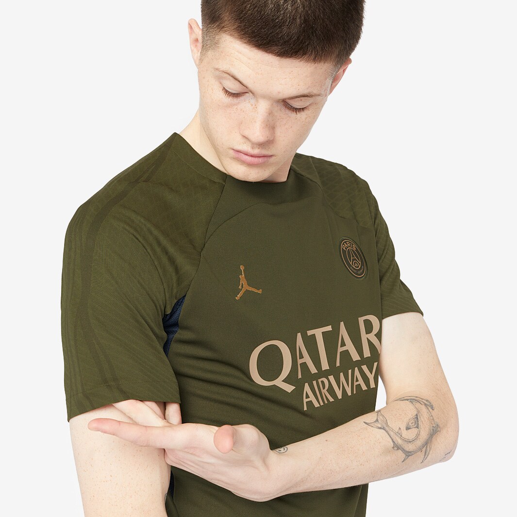 Jordan PSGジャージ オリーブグリーン Jordan x Paris Saint-Germain 23/24 4th Dri-Fit Strike