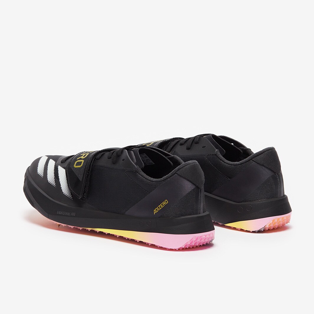 adidas adizero TJ/PV - Core Black/Zero Met./Spark - Mens