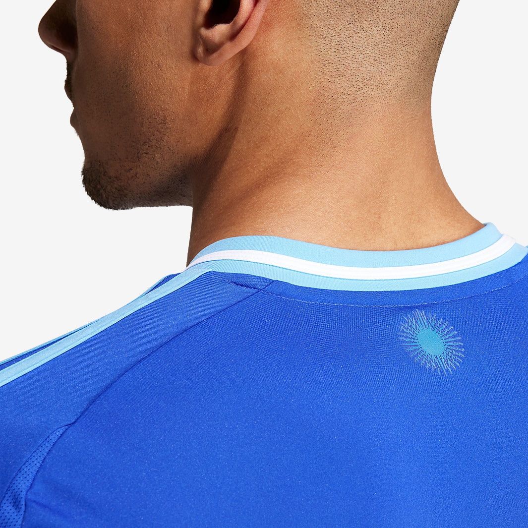 adidas Argentina 23/24 Away Shirt Lucid Blue/Blue Burst Mens