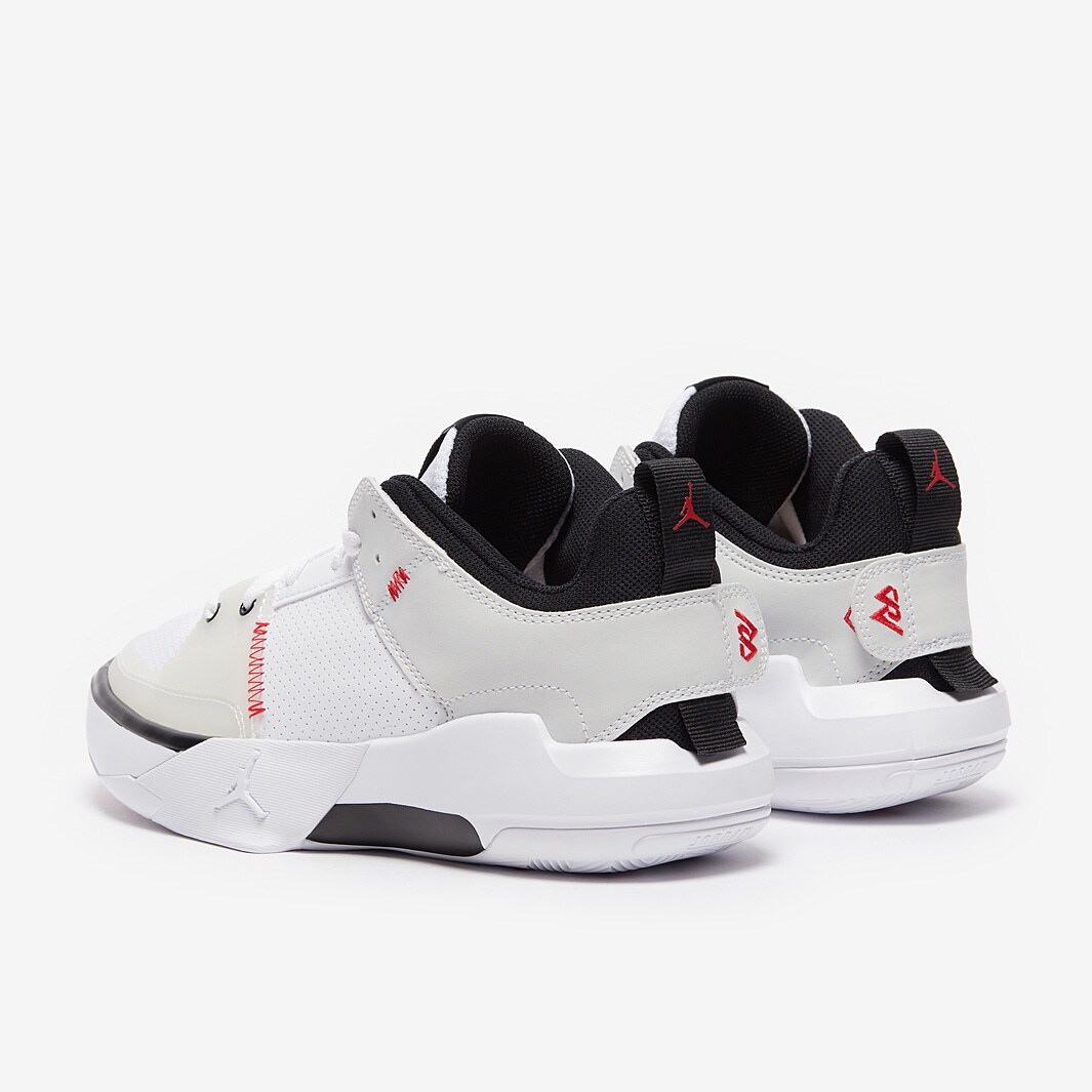 Jordan One Take 5 Older Kids GS White University Red Black Trainers Boys Shoes Pro Direct Basketball