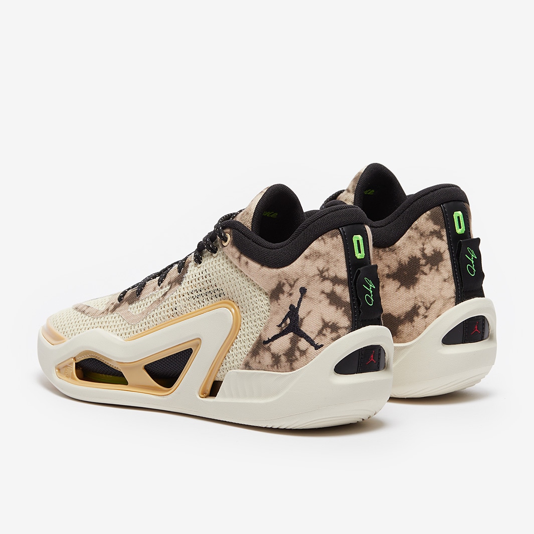 Jordan Tatum 1 - Fossil/Black/Sesame/Electric Green