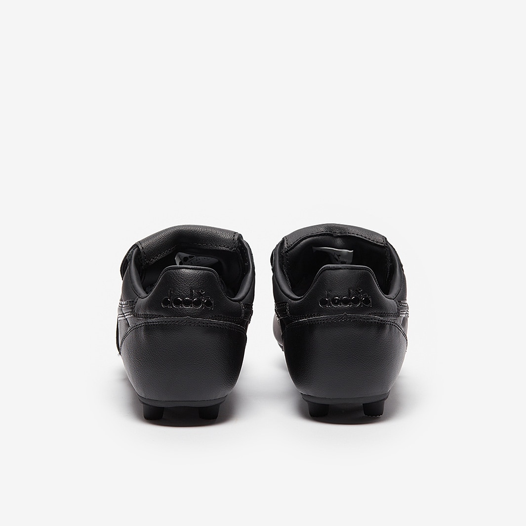 Diadora Brasil Classico Leather FG - Black/Black - Adult Boots |