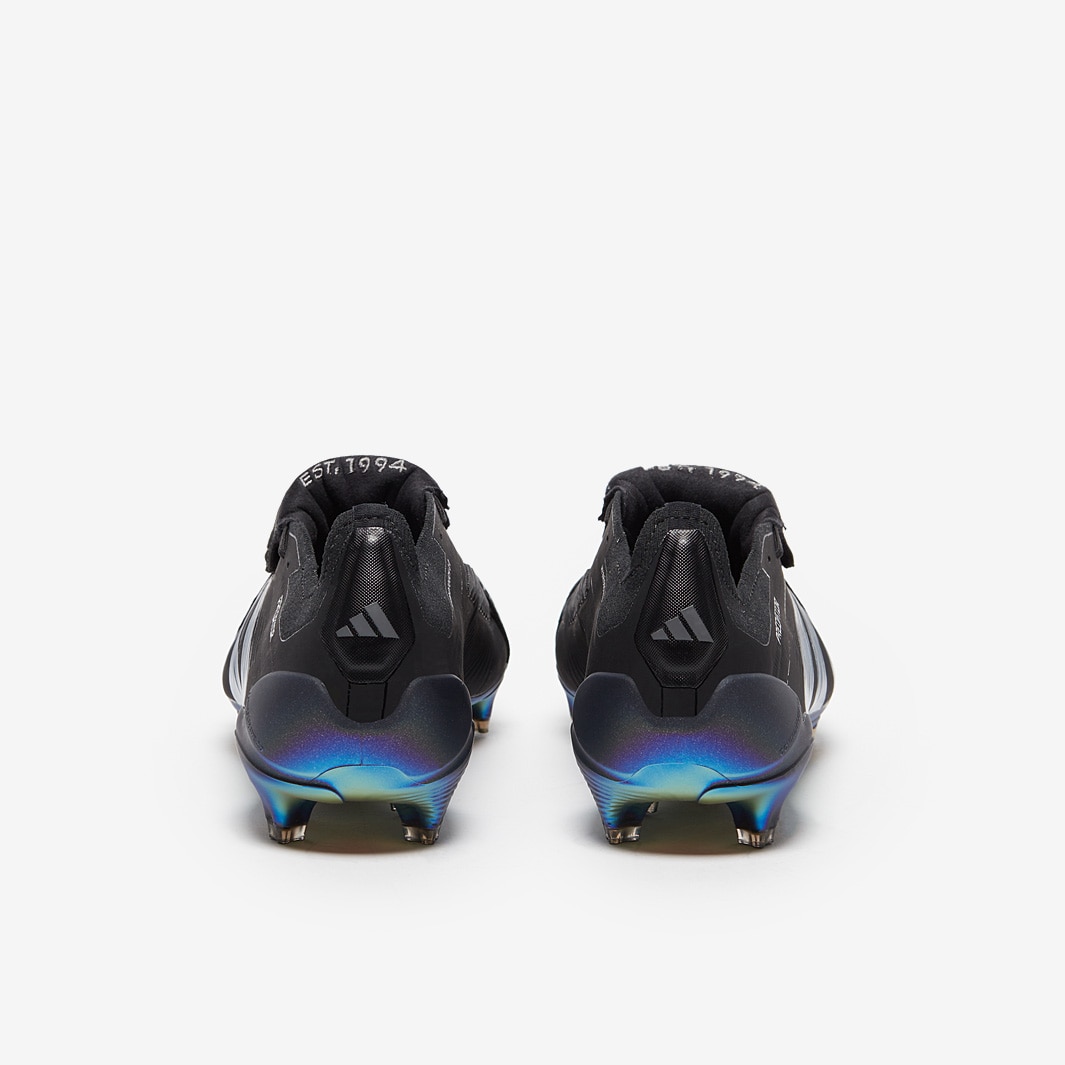 adidas Predator Elite Tongue Firm Ground - Black/Black/Black