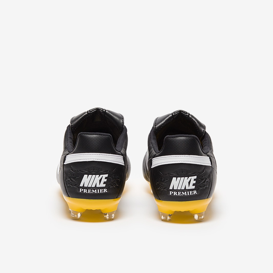 Nike The Premier III Firm Ground - Black/White/Amarillo