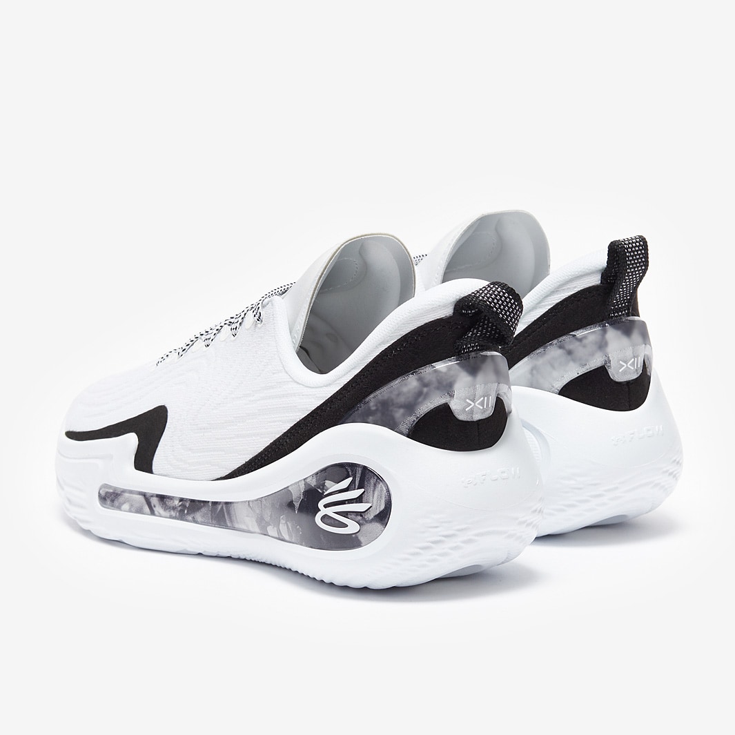 Under Armour Curry 12 White/Black Trainers Mens Shoes Pro