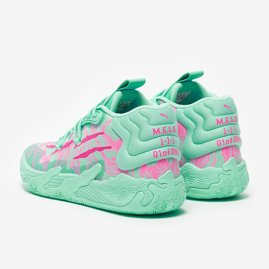 Puma Pink And Mint Green Shoes Palermo Sneakers PUMA