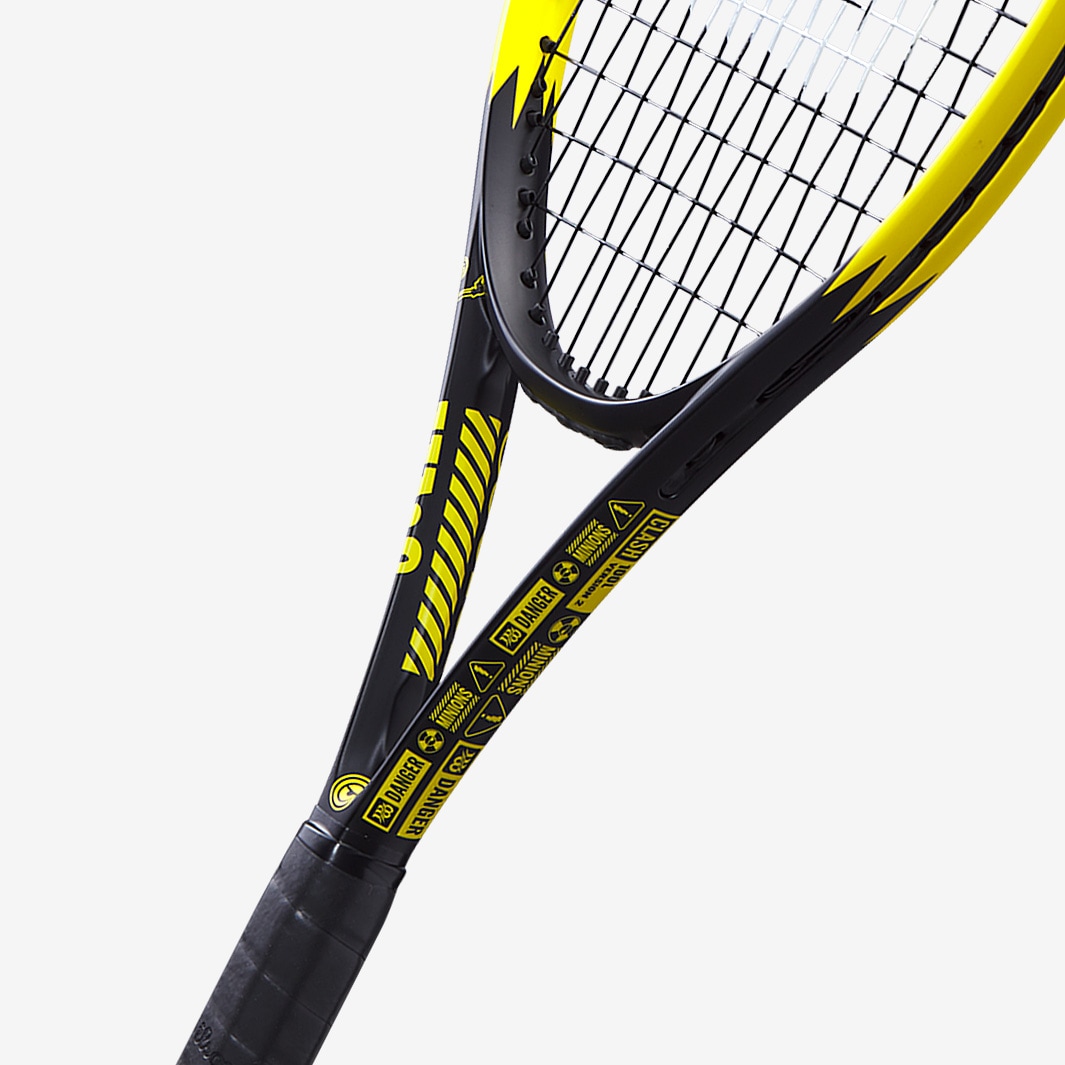 Wilson Minions Clash 100L V2.0 - Yellow/Black - Mens Rackets | Pro