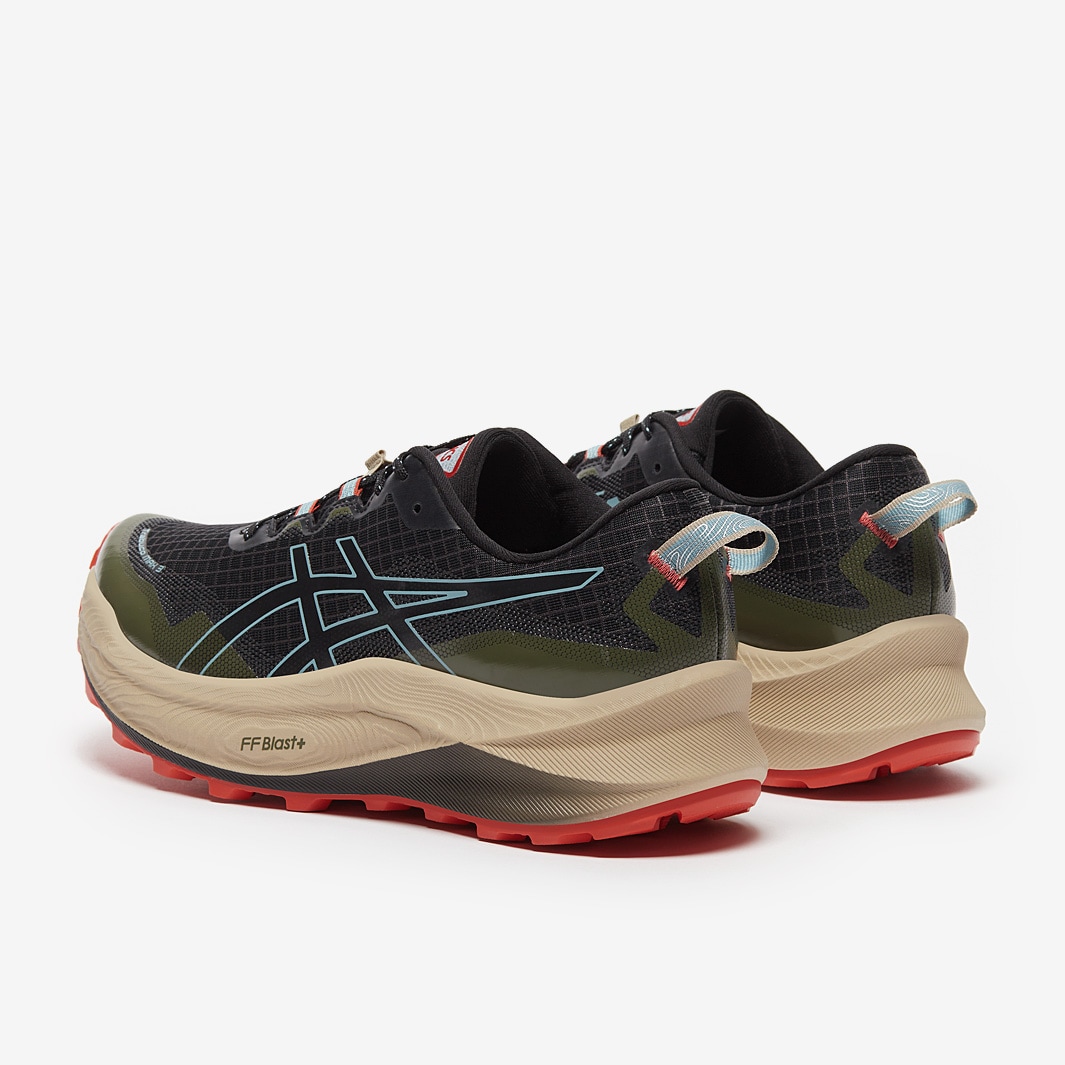 Asics Trabuco Max 3 - Black/Smoke Blue - Mens Shoes | Pro