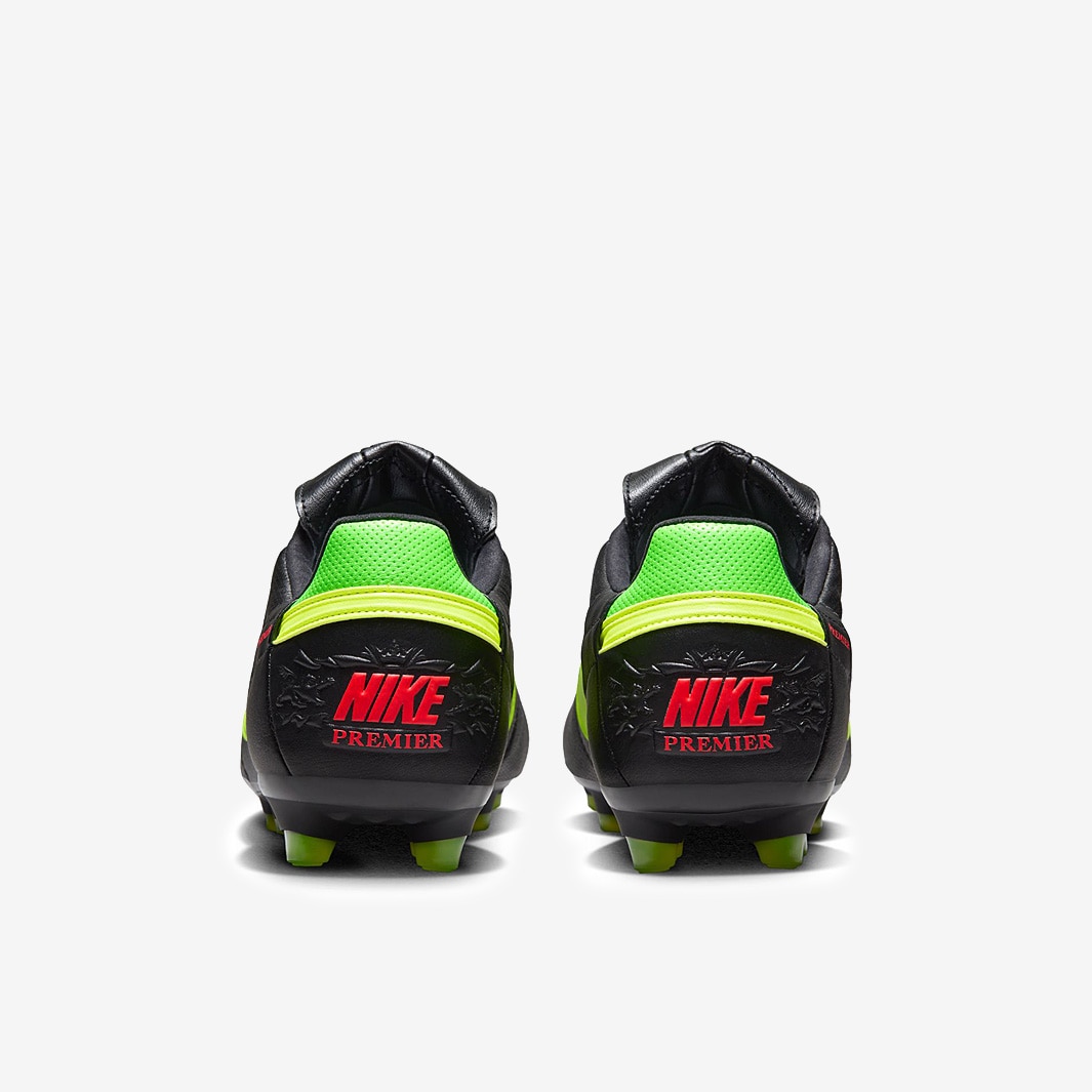 Nike The Premier III Firm Ground - Black/Volt/Green Strike