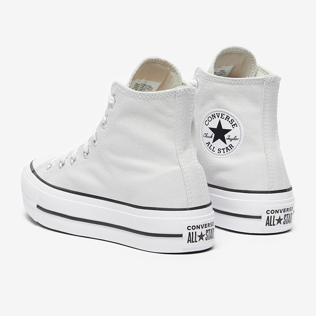 Barely Grey Chuck Taylor All Star Lift Hi White ALL STAR LIFT HI