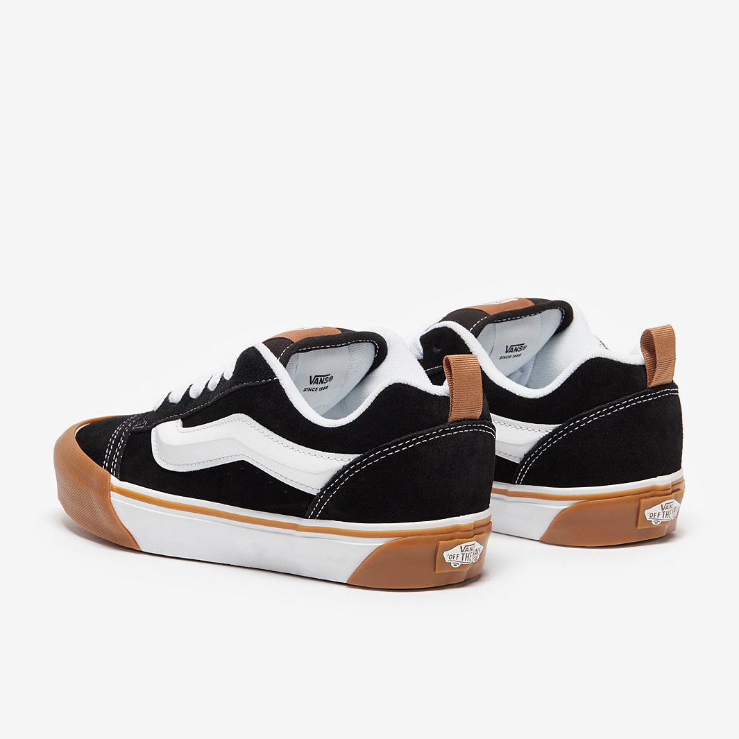 Vans Womens Knu Skool Gum Bumper Black Trainers Womens Shoes