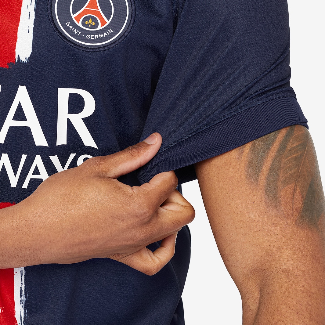 Nike Paris Saint-Germain シャツ ネイビー Nike Paris Saint-Germain Badge T-Shirt (Midnight Navy