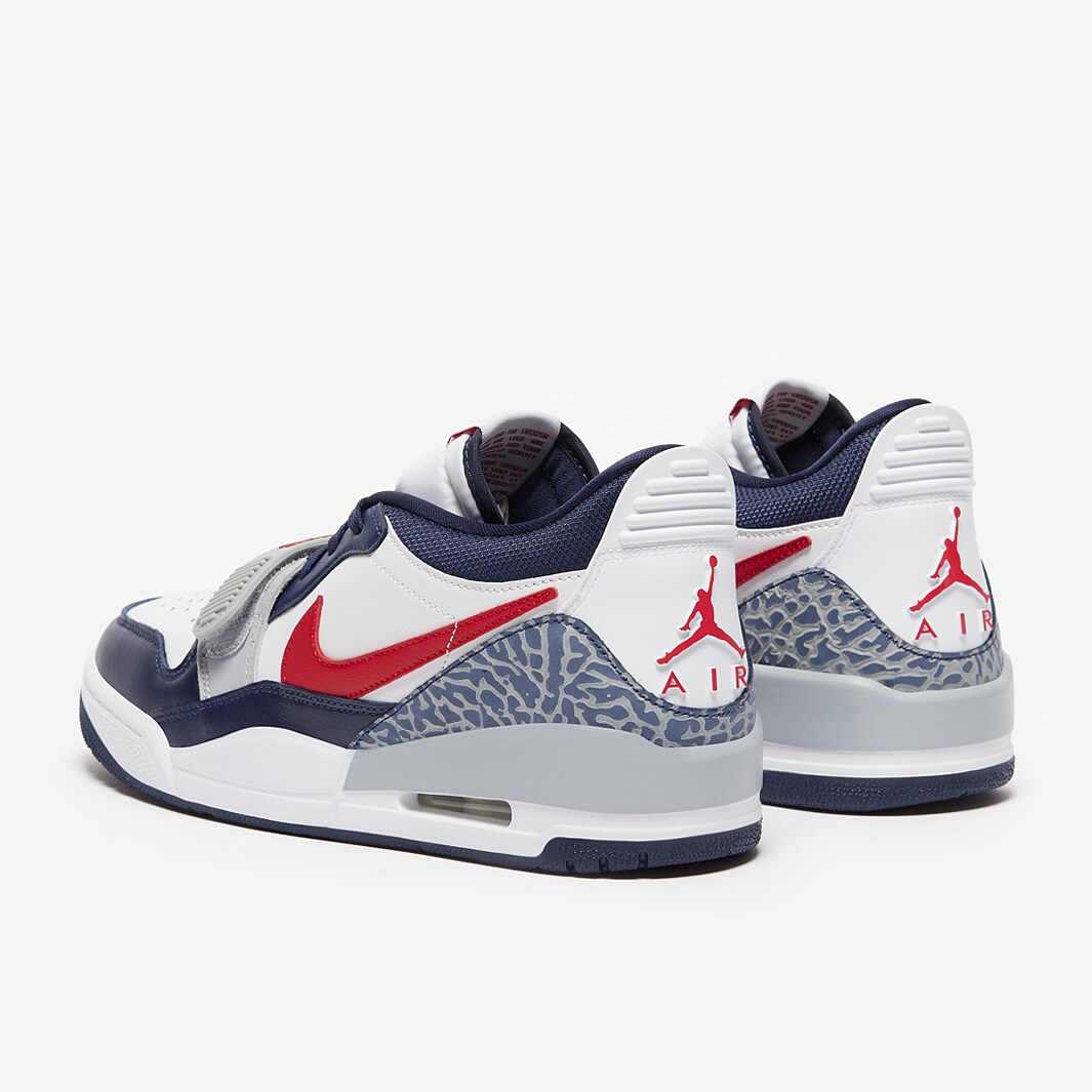 White Air Jordan Legacy Red Air Jordan Legacy 312 Low White