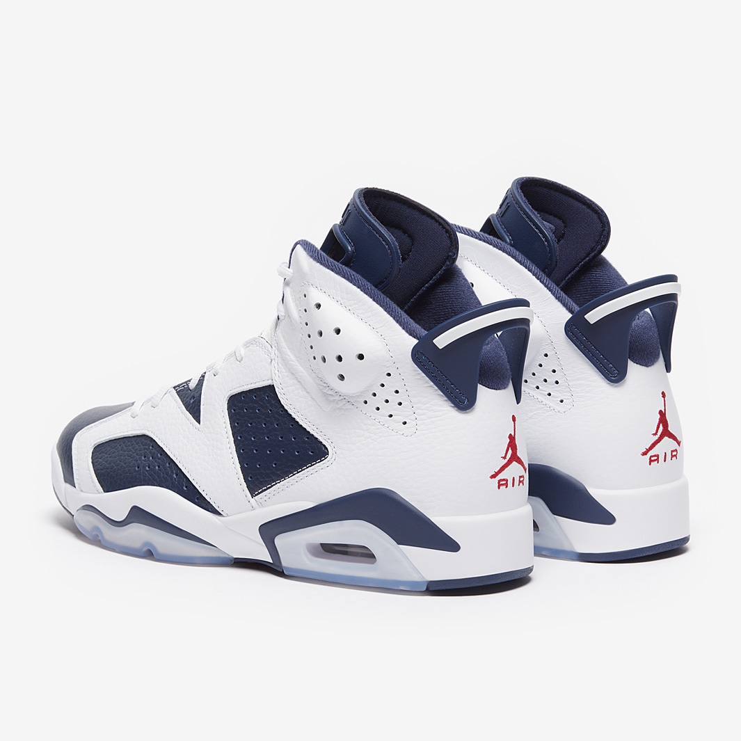 Air Jordan Retro White/Varsity Red/Midnight Navy Trainers