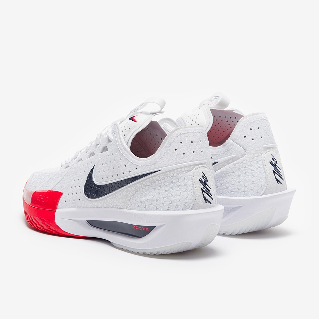 Nike G.T. Cut 3 - White/Obsidian/Sport Red - Tops - Mens