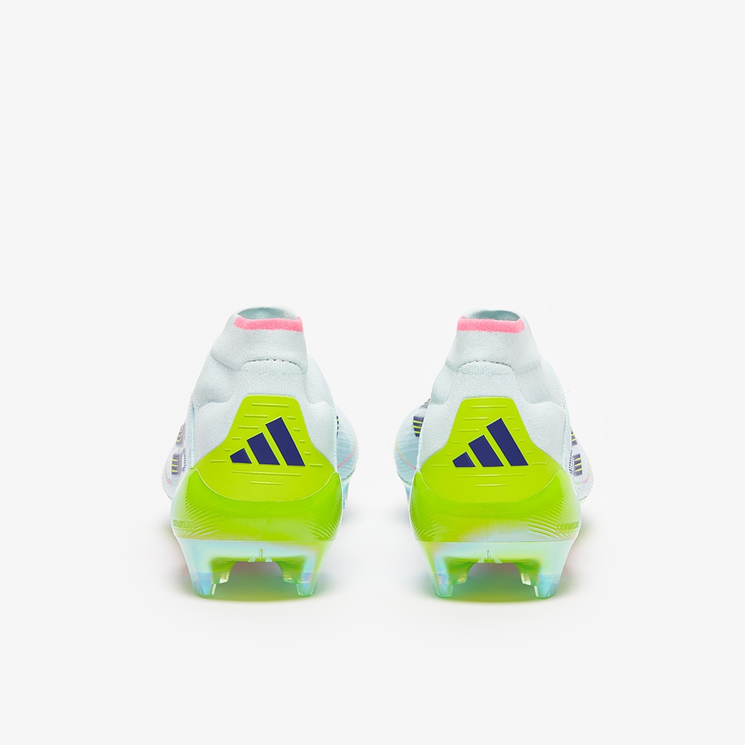 adidas Womens F50 Elite Mid Firm Ground Almost Blue Semi Lucid Blue Semi Solar Yellow Womens Boots